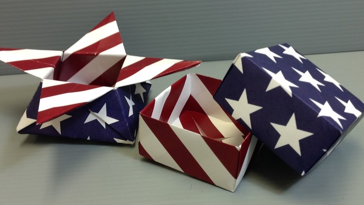 American Flag Stars and Stripes Origami Paper