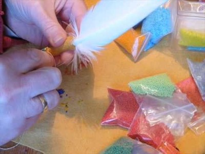 Beaded Feather