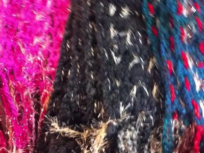 Crafty Chica Crochet Sparkle Scarves! || DIY Scarf