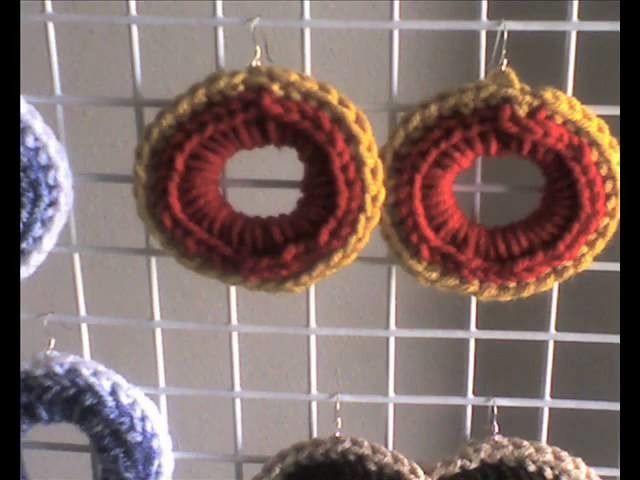 Crochet Earrings.Stitches Above
