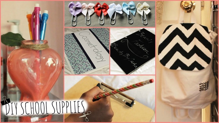 DIY Back to School Supplies! (Personalized, Cute & Easy)