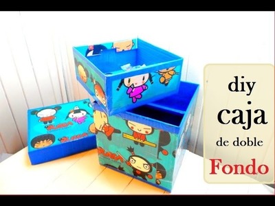 Diy:cajas de doble fondo (double boxes background)