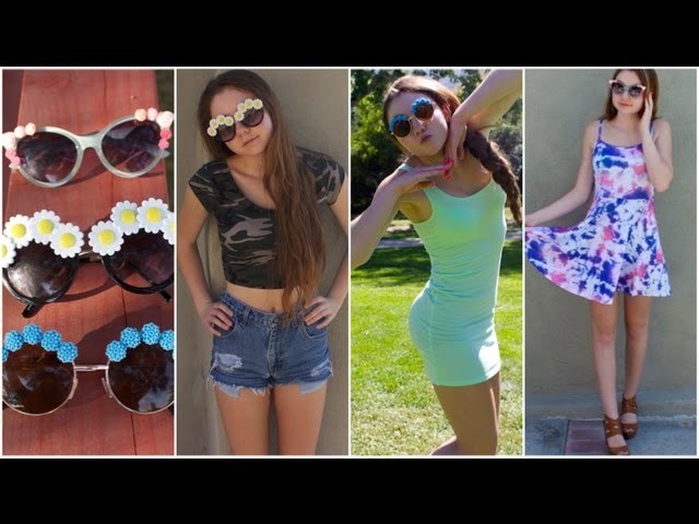 DIY Flower Sunglasses + How to style!