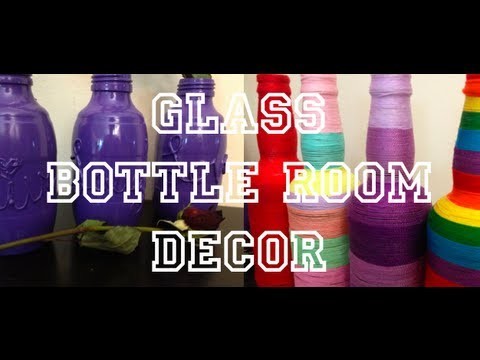 DIY: Glass Bottle ♡ Theeasydiy #RoomDecor