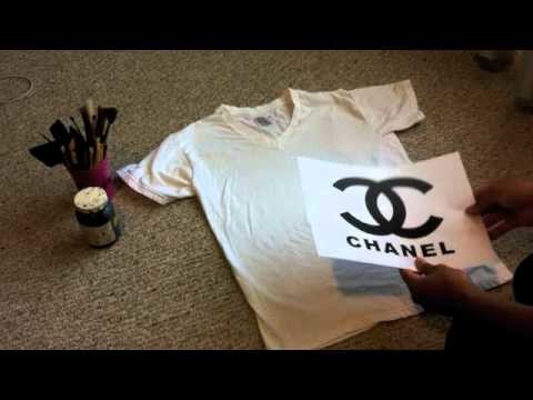 DIY| How to make a Chanel logo Shirt