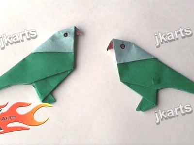 DIY How to make Parrot | Origami- JK Arts 084