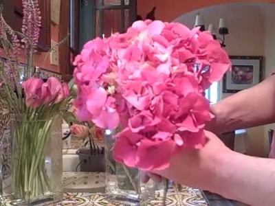 DIY Pink Bridal Bouquet - Euro Style Hand-Tied Design Part 2