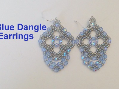 Easy Blue Dangle Earrings