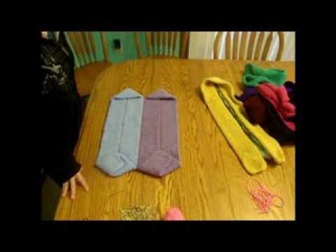 Easy sewing craft for kids: cozy toes rug