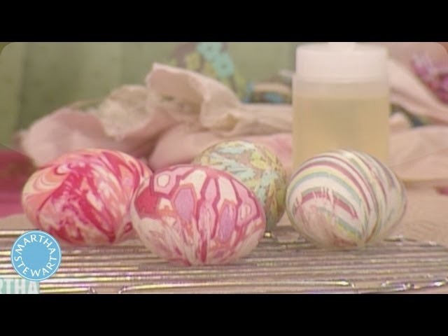 Egg Dyeing with Silk Fabrics - Martha Stewart