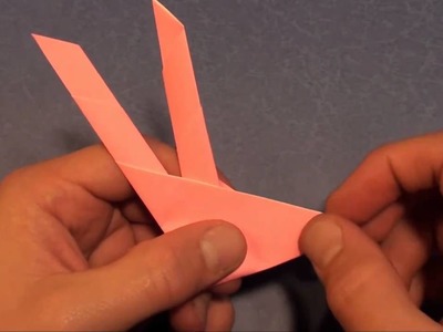 Fold an Origami Easter Bunny Head! Designed by Jeremy Shafer