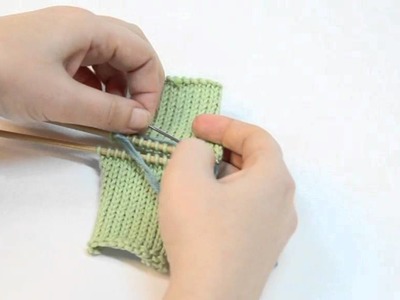 Grafting by Sewing.Kitchener Stitch