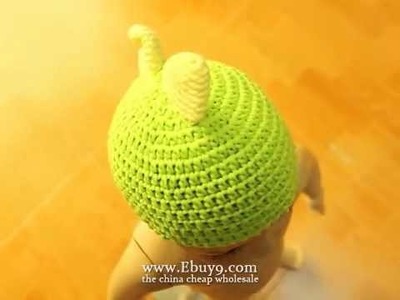 Hand-knitted newborn baby animals bonnet
