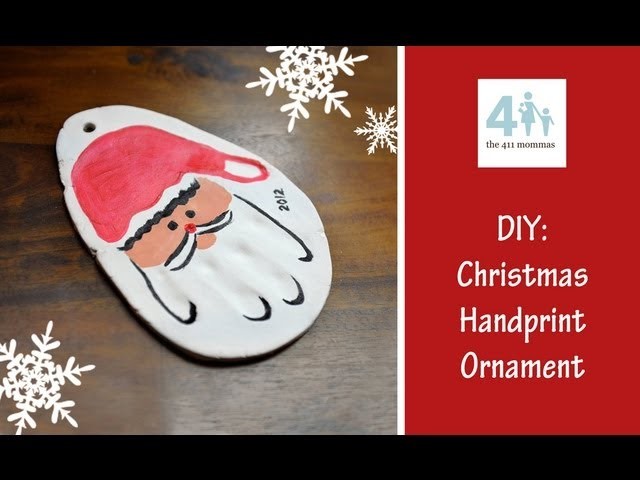 HOLIDAY: DIY Christmas Handprint Ornament (Rachelle)