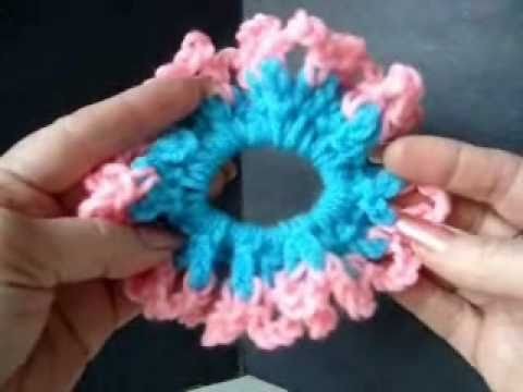 HOW TO Crochet a Beginner Hair Scrunchie
