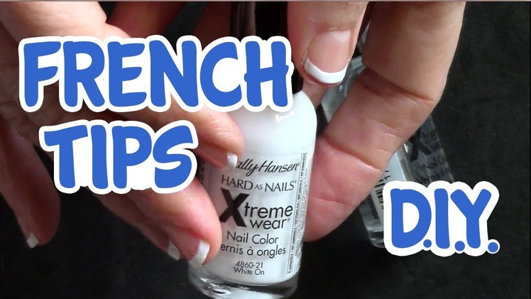 How to do French Tips on Short Natural Nails