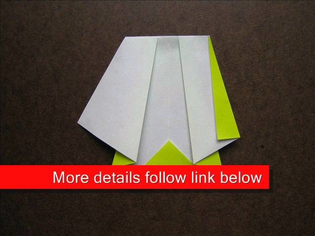 How to Fold Origami Rain Coat - OrigamiInstruction.com