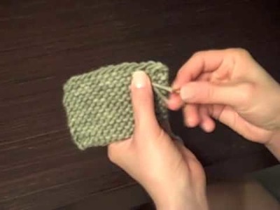 How to Knit: Weaving in Ends