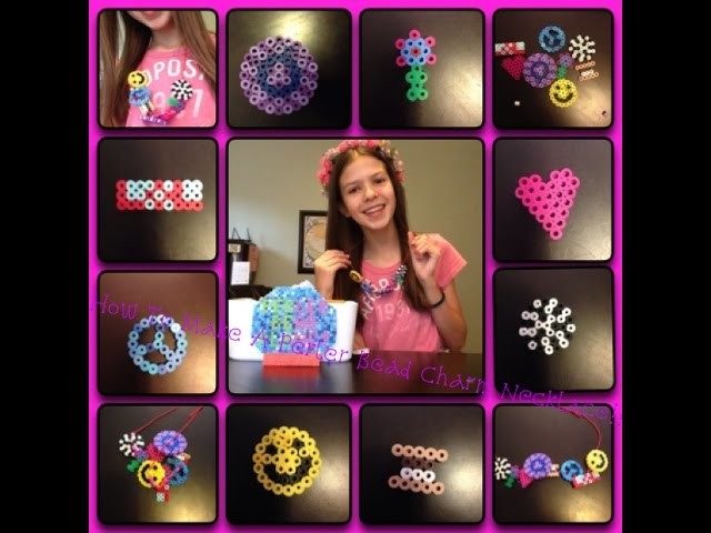 How To Make A DIY Perler Bead Charm Necklace!!