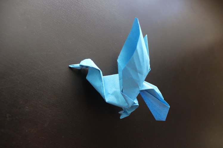 How to Make a Paper Bird (Pigeon) - Origami