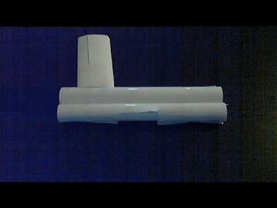 How to make a paper gun that shoots