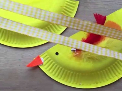 How to Make a Paper Plate Purse for Spring   Chicks & Bunny