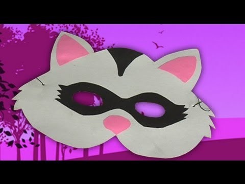 How to make a Racoon mask, fancy custome for children
