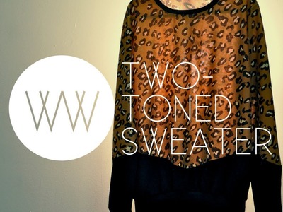 How to Make a Two-Toned Sweater