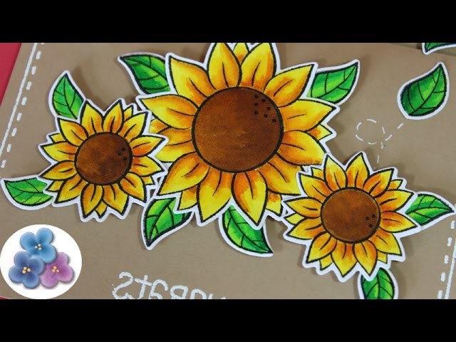 How to make Flowered Greeting Cards * 3D cards * Papercraft tutorial Mathie