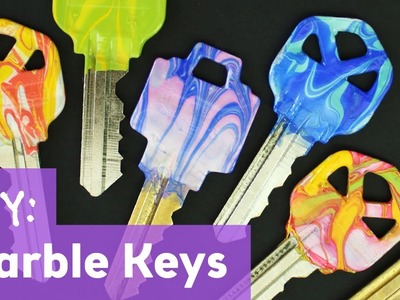 How to Make Water Marble Keys
