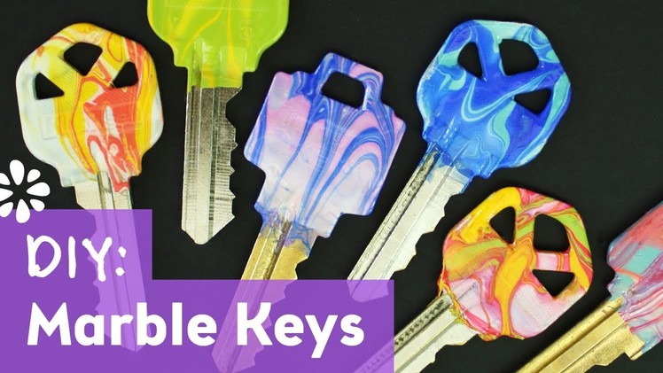 How to Make Water Marble Keys