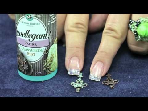 How to use Swellegant Tiffany Green Rust Patina, 2 Oz Bottle