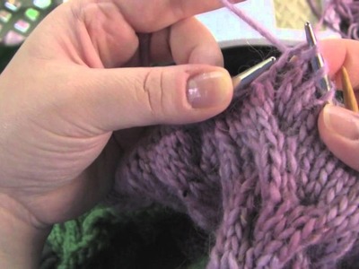 Knitting Back to Fix a Mistake
