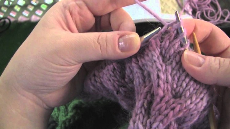 Knitting Back to Fix a Mistake