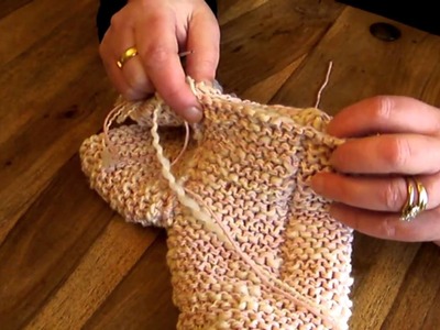 Knitting Slipper Sock Seams Realtime KnitwitzUK