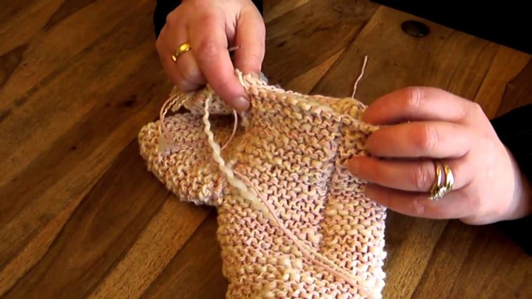 Knitting Slipper Sock Seams Realtime KnitwitzUK