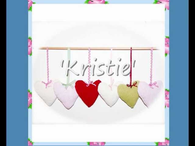 Kristie Country Cottage Shabby Chic Style Heart Hanger Mobile or Pram Toy Aran DK Knitting Pattern