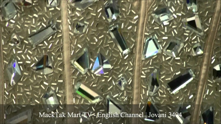 MackTakMart.com | Jovani 3404 | Strapless Sweetheart Dress Embellished With Large Mirrored Beads