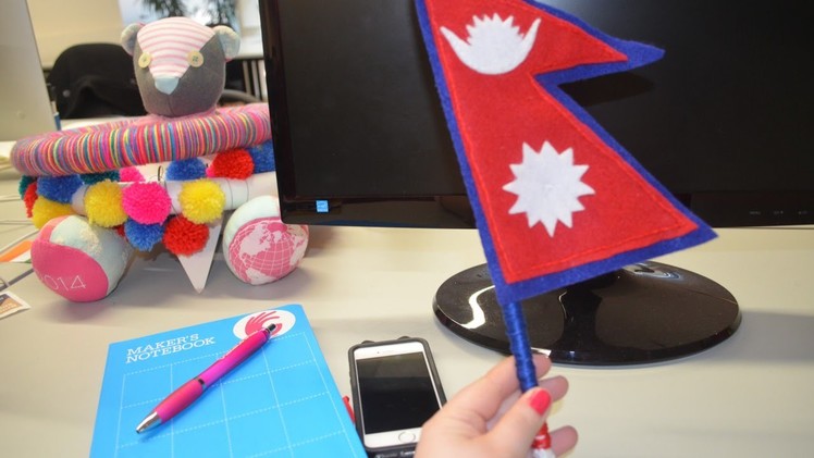 Make a Solidarity Flag to Support Nepal - DIY Crafts - Guidecentral