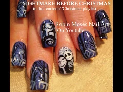Nail Art Tutorial | The Nightmare Before Christmas