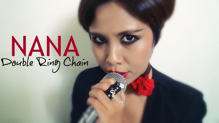 NANA : DIY Double Felt Ring Chain Fashion Tutorial