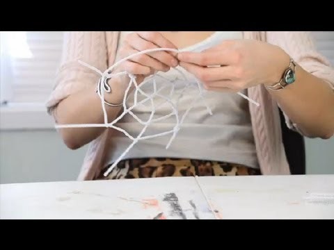 Pipe Cleaner Crafts for a Spider Web : Pipe Cleaner Crafts