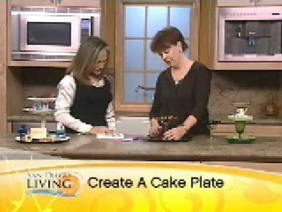 San Diego North Park Craft Mafia shows you how to make a cakeplate!