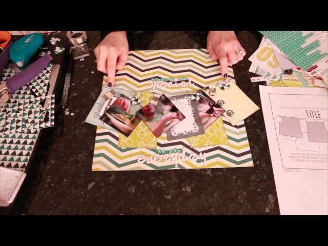 Sketch to Scrapbook Page :: Finding the Special in the Everyday