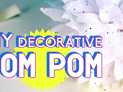 Spring Room Decor: DIY Tissue Paper Pom Poms - Dollar Store Crafts | DecorateYou