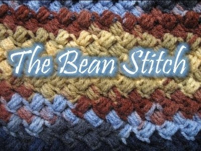 The Bean Stitch - Left Handed Crochet Tutorial