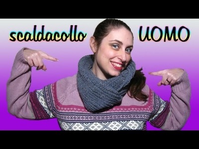 Tutorial scaldacollo da UOMO | How to crochet a scarf