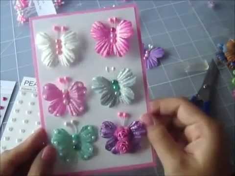 Wild Bunch - How to make Jeweled Butterflies - Kelly