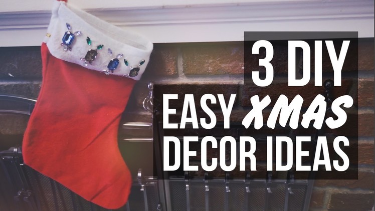 ✂ 3 DIY Holiday Decor Ideas