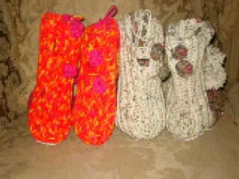 Crochet Slippers made by Subscribers